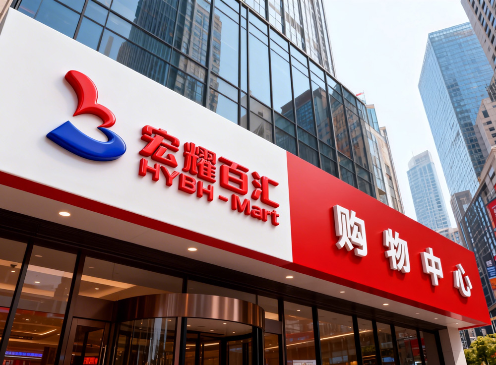 宏耀百汇超市品牌形象设计